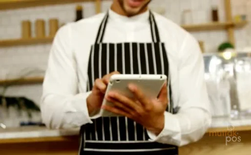 fast food waiter tablet ordering